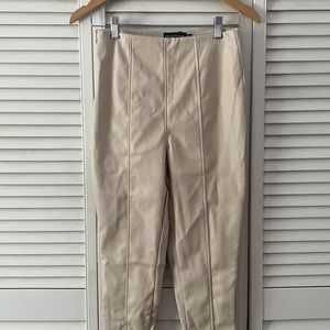 PLT Petite Stone Faux Leather Stretch leggings size 4